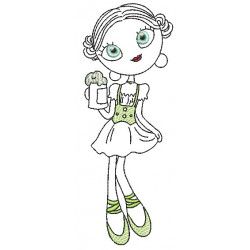 Stickdatei - Bayrisches Mädel 2